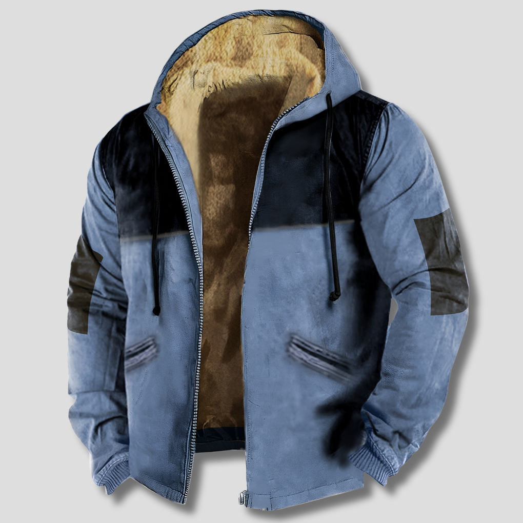 Herren Kapuzenjacke Mit Geradem Schnitt - Rasmus