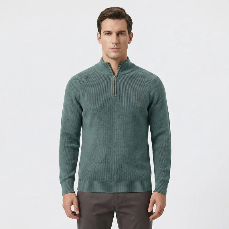 Herrenpullover Mit Halbem Reißverschluss - Mateo