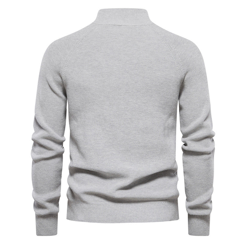 Herrenpullover Mit Halbem Reißverschluss - Mateo