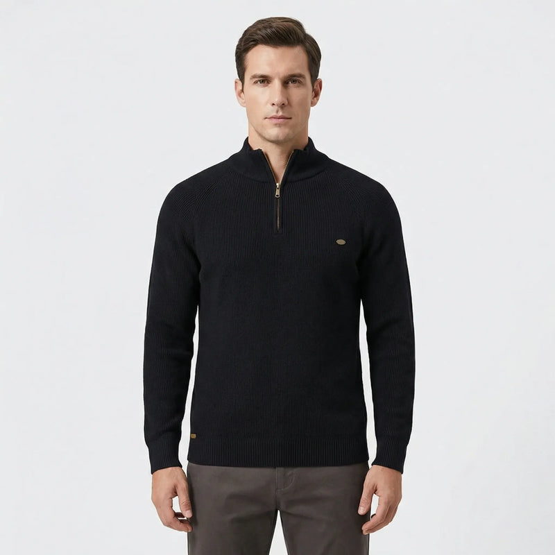 Herrenpullover Mit Halbem Reißverschluss - Mateo
