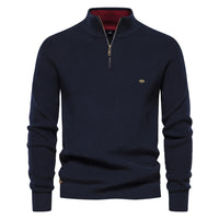Herrenpullover Mit Halbem Reißverschluss - Mateo