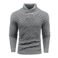 Herrenpullover Mit Schalkragen Und Strickmuster - Lenny