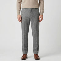 Herringbone Pencil Cut Trousers - Martin
