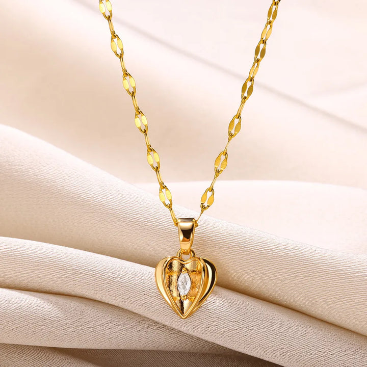 Herzanhänger Aus Edelstahl - AffectionPiece