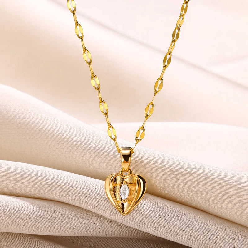 Herzanhänger Aus Edelstahl - AffectionPiece