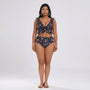High Waist Bikini Set In Großen Größen - Jeanette