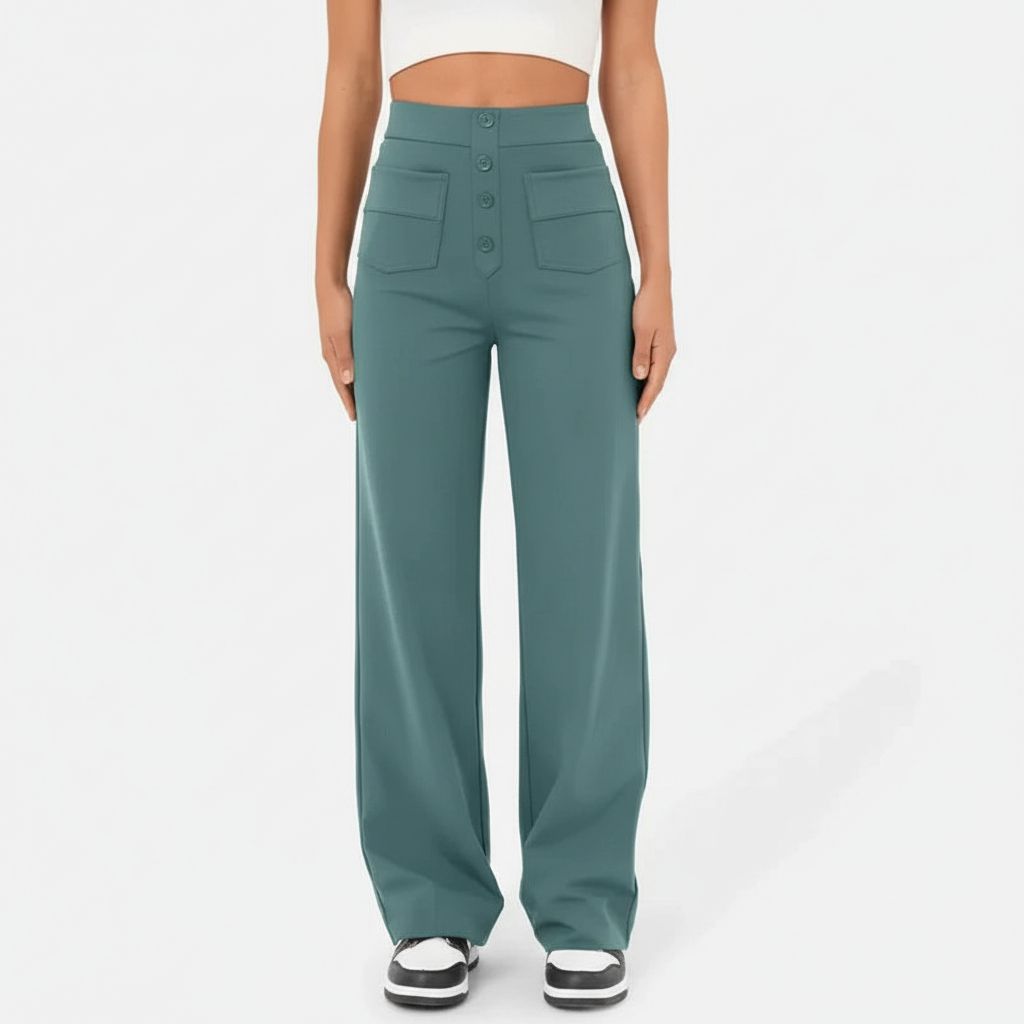 Hoch Geschnittene Hose - Selina