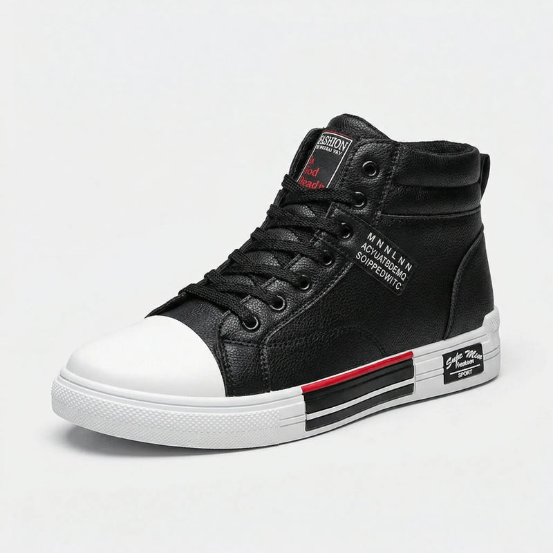 Hoge Herensneaker Met Vetersluiting - Tommie