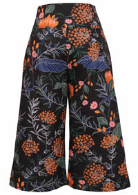 Hohe Taille Weit Geschnittene Hose - Amina
