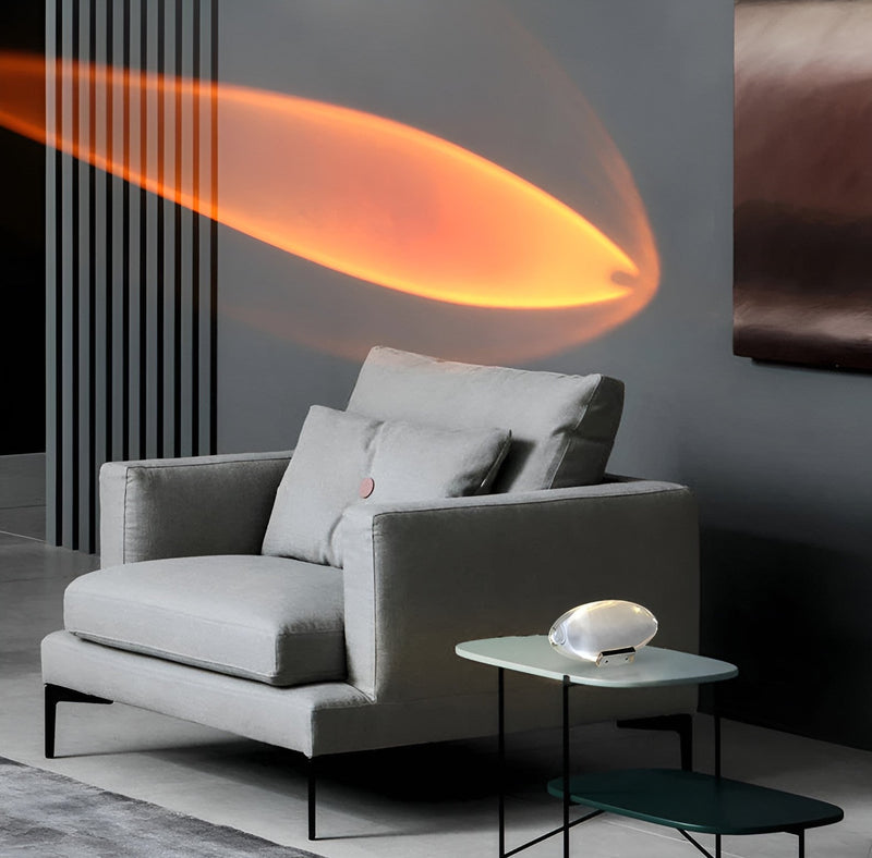 Prismatische Projektionslampe mit LED – Lunara