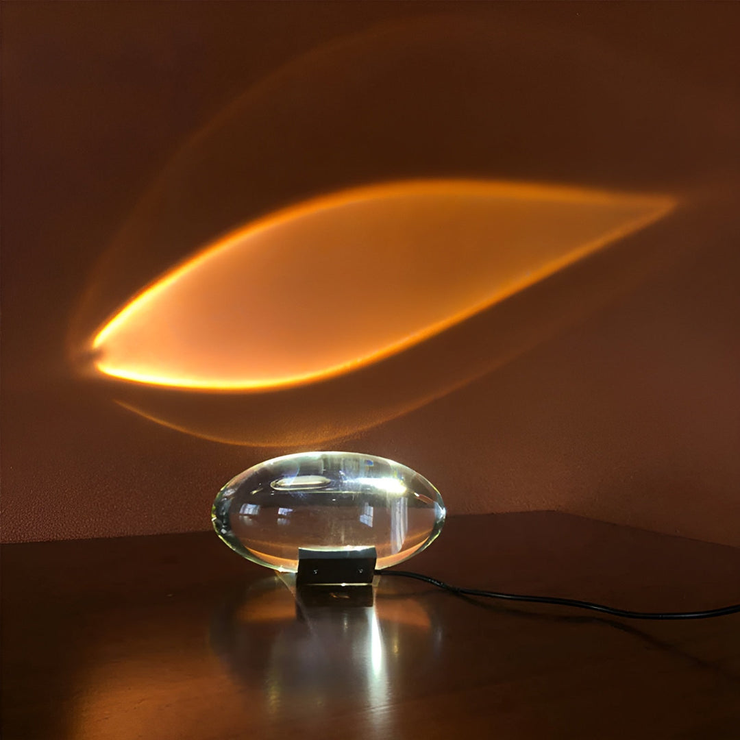 Prismatische Projektionslampe mit LED – Lunara