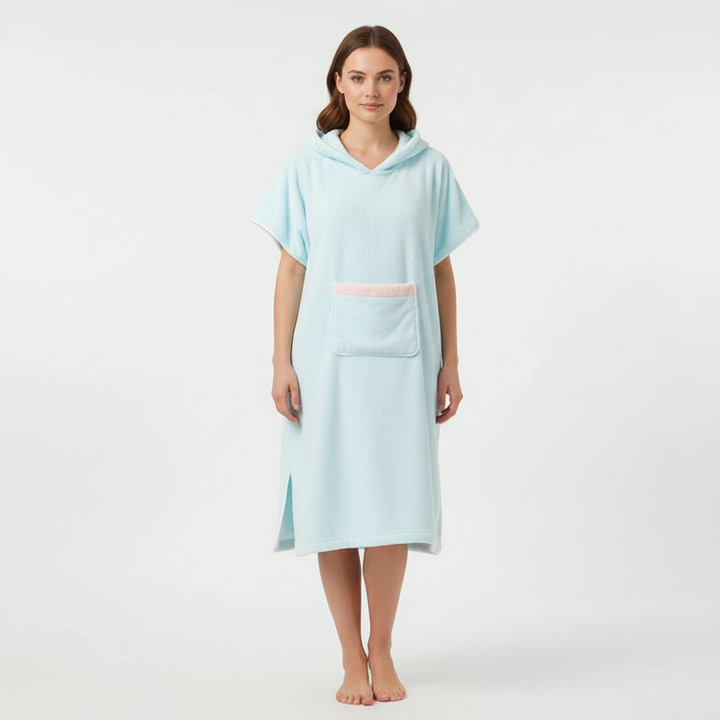 Hooded Fleece Poncho - FleeceCover