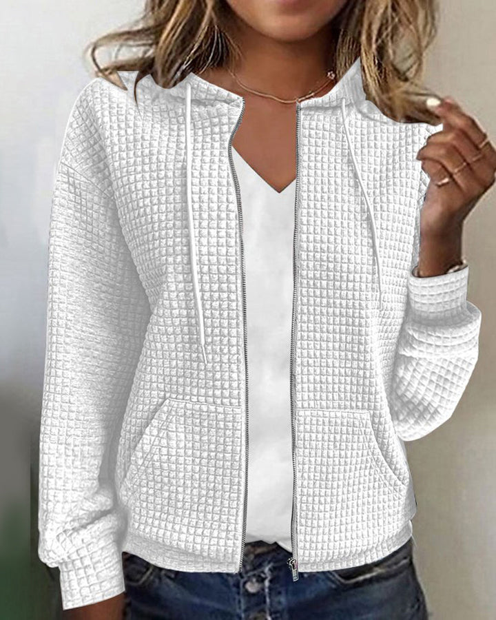 Damen Freizeitjacke mit Reißverschluss & Taschen – Wynona