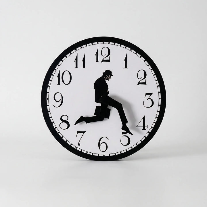 Humorvolle Wanduhr - TickleStride