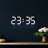 3D LED Wanduhr mit Dimmbarem Licht – Timora