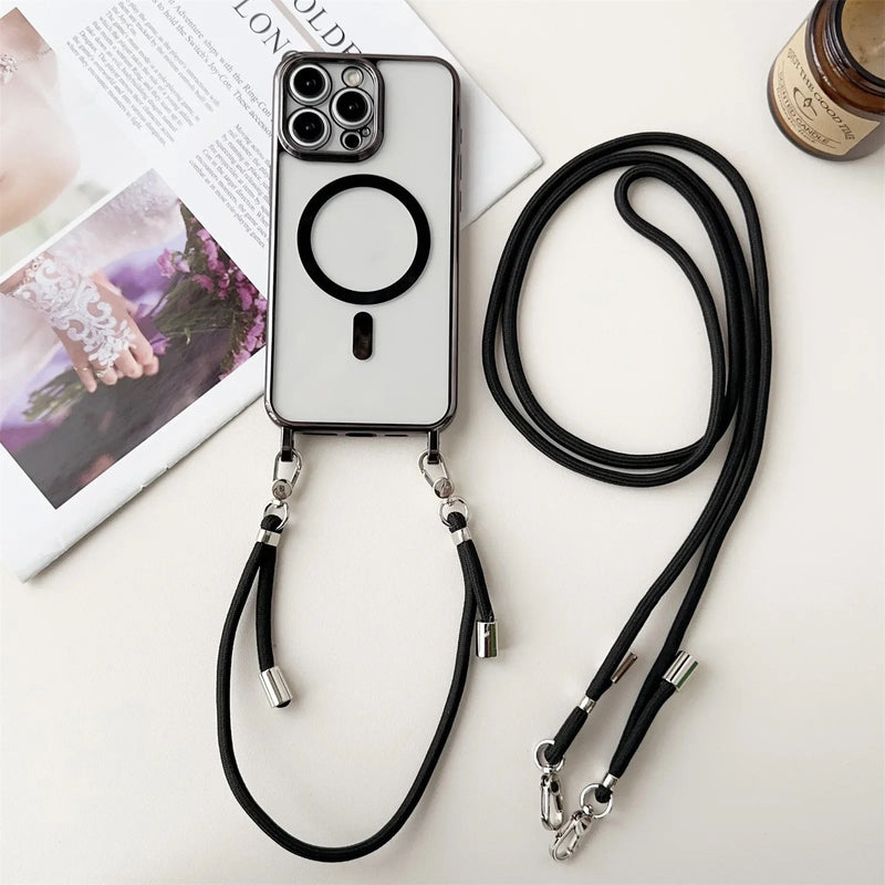 MagSafe-Umhängehülle für iPhone mit Tragegurt – Halo (1+1 GRATIS)