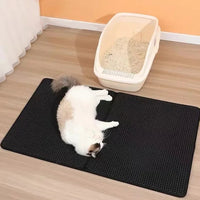 Doppelstöckige Katzenstreumatte (1+1 Gratis!) – PawCatch