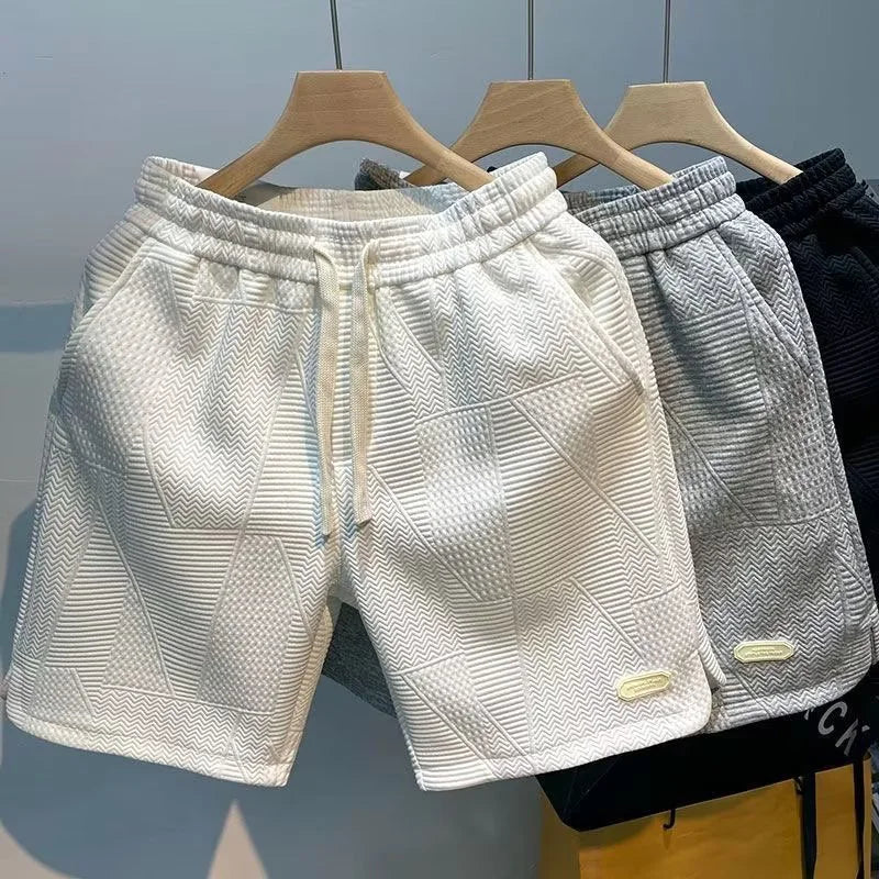 Herringbone Herren-Shorts mit Ice-Silk-Technologie – Milo