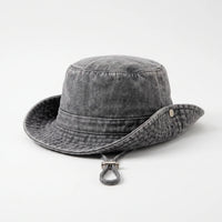 Jeanshut mit breiter Krempe - Peaknox
