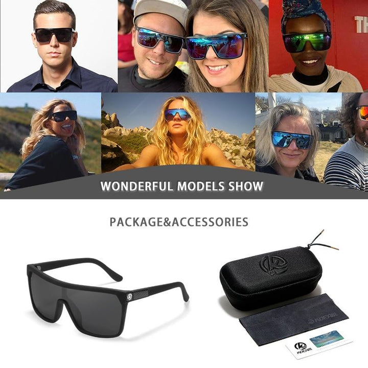 Herren Sonnenbrille mit UV-Schutz und flexiblem Rahmen – Jonas