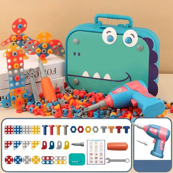 Tragbare Baukoffer für Kinder - BuildiBox