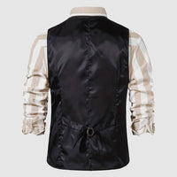 Vintage Herren Weste mit Karomuster – Henri