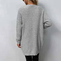Gestrickte Damenjacke mit Taschen – Maelis
