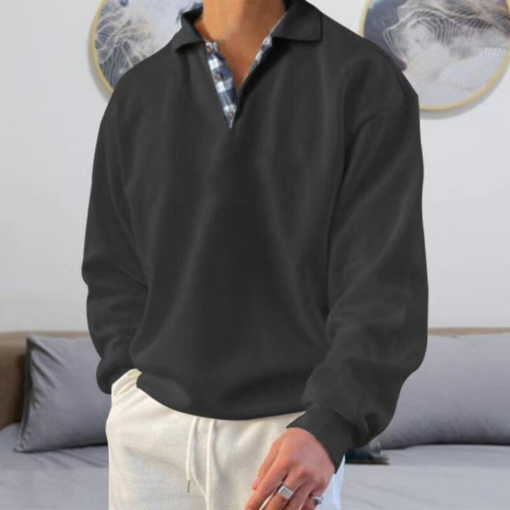 Leichter Herren Herbstpullover mit lockerer Passform – Benedikt