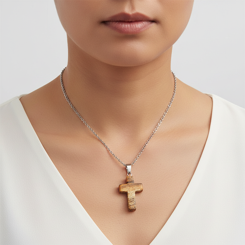 Kette Mit Kreuzdesign - GemCross
