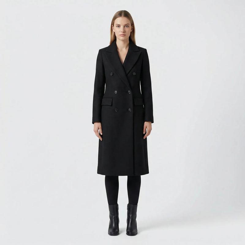 Klassieke Winterjas Met Revers - Lynne