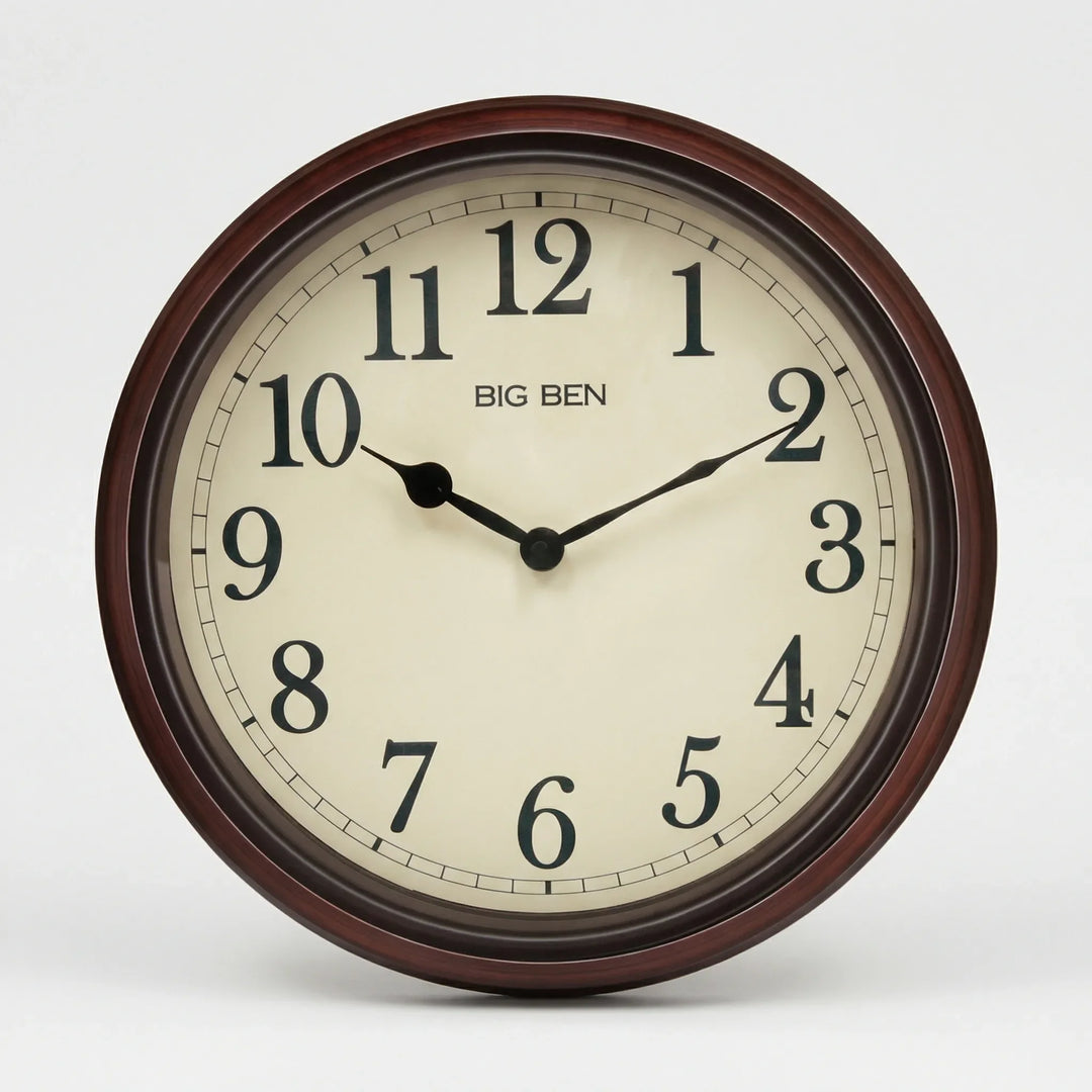 Klassische Runde Wanduhr - Chronowood