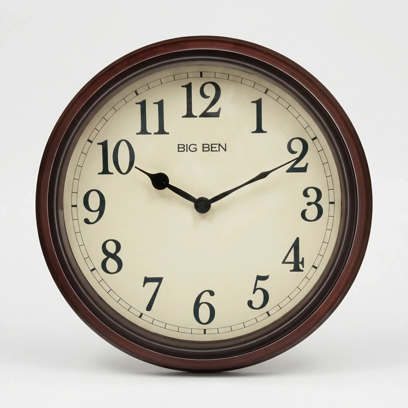 Klassische Runde Wanduhr - Chronowood