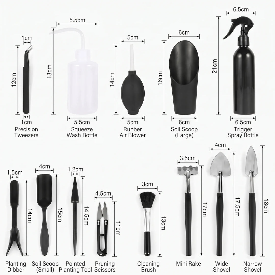 Kleines Gartengeräte-Set Für Den Innenbereich - Bonsura