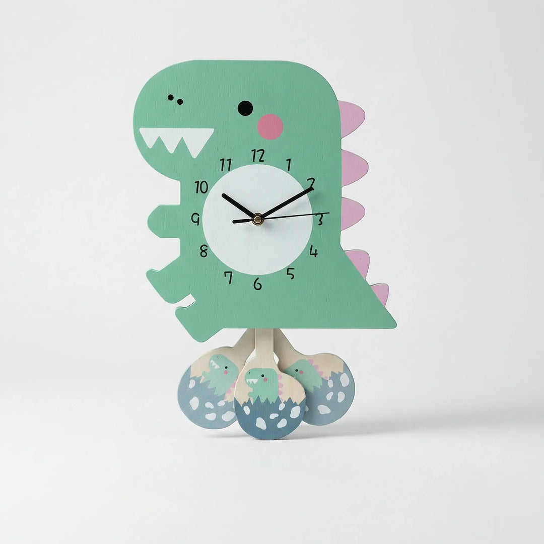 Kleurrijke Slingerwandklok Met Dierenontwerp - Tikkibee
