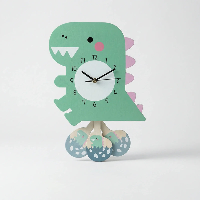Kleurrijke Slingerwandklok Met Dierenontwerp - Tikkibee
