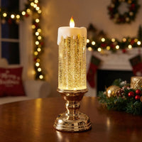 Kleurveranderende LED-Kaars Met Glitters - Sparkflame