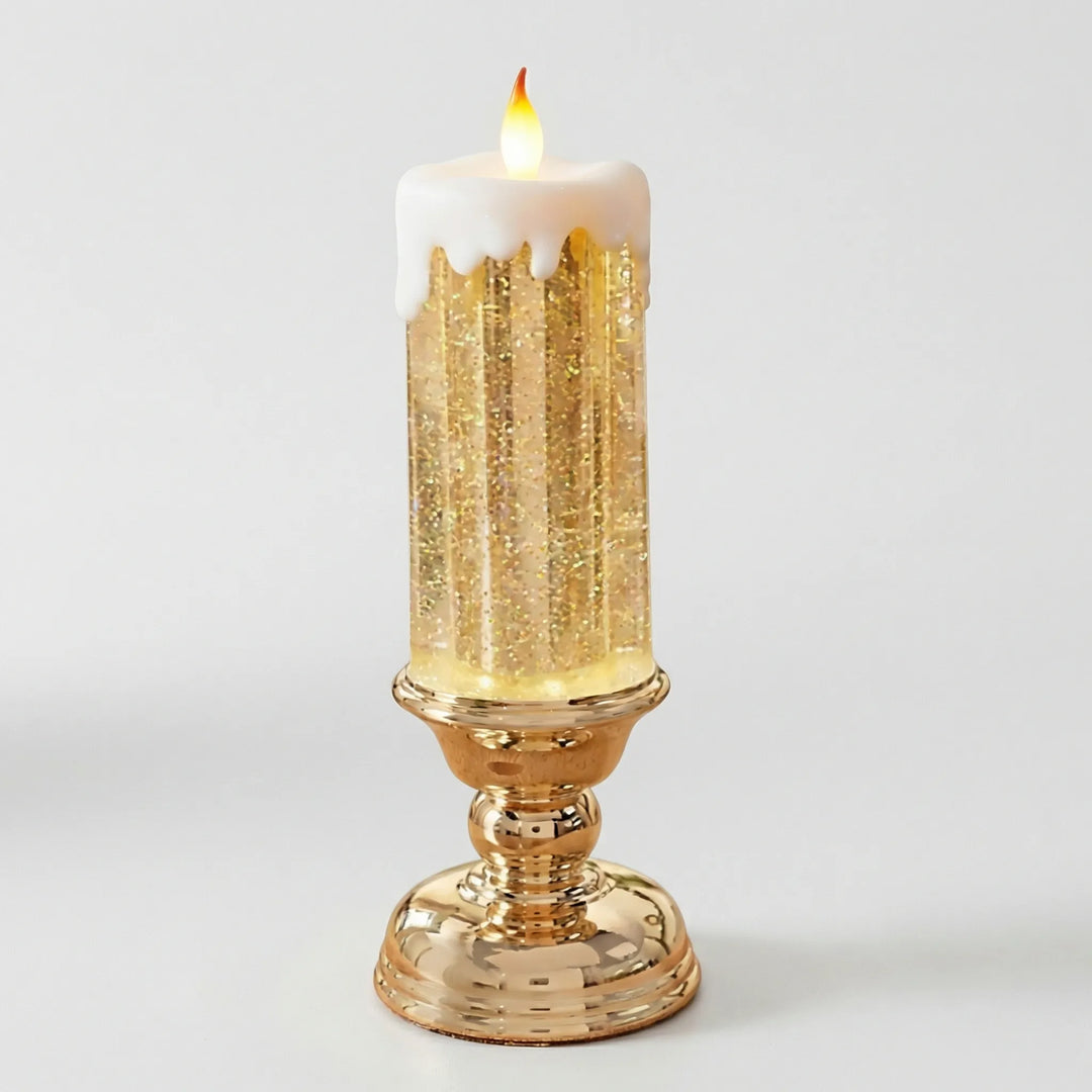 Kleurveranderende LED-Kaars Met Glitters - Sparkflame