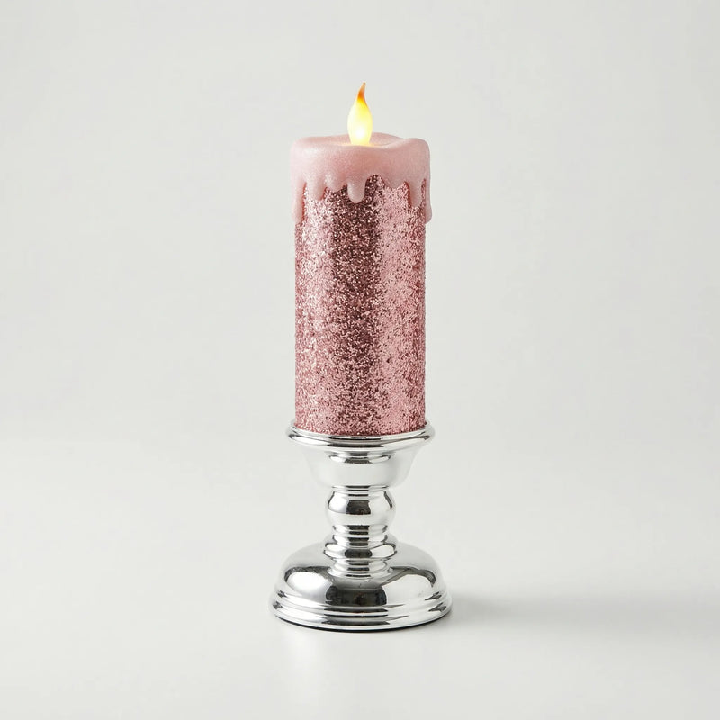Kleurveranderende LED-Kaars Met Glitters - Sparkflame