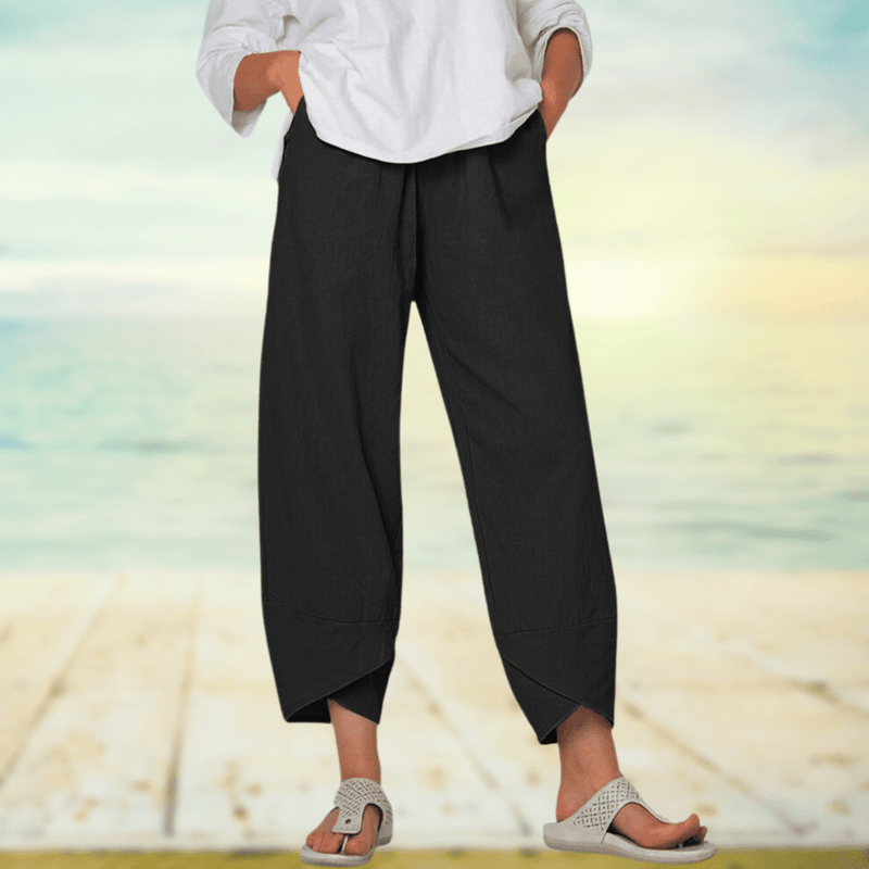 Leichte Baumwollhose mit Elastischem Bund – Mila