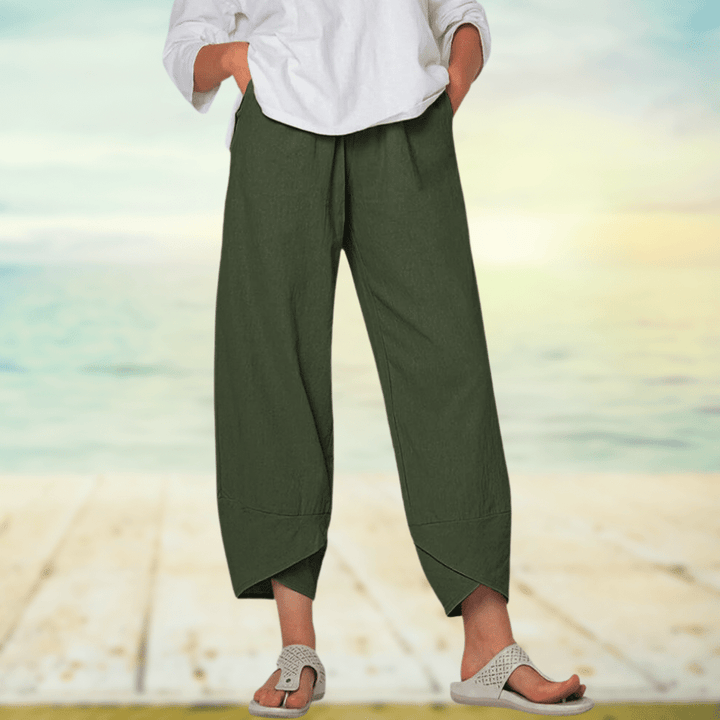 Leichte Baumwollhose mit Elastischem Bund – Mila