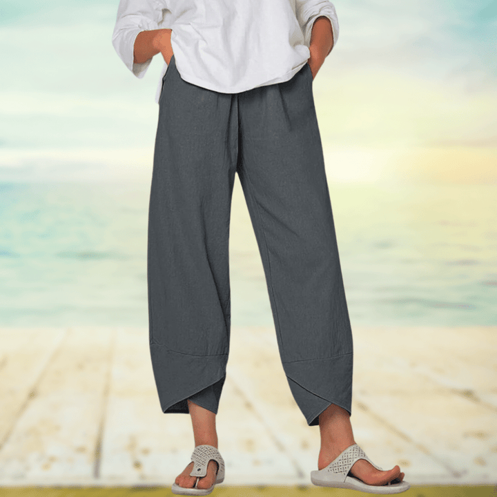 Leichte Baumwollhose mit Elastischem Bund – Mila