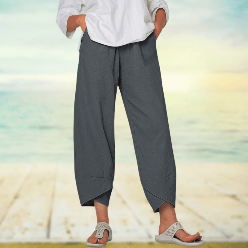 Leichte Baumwollhose mit Elastischem Bund – Mila