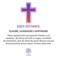 Kreuz-Rosenkranz-Halskette - PowerNecklace