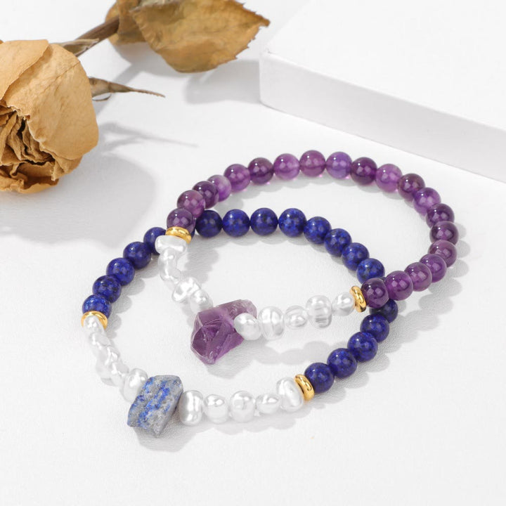 Kristallperlen-Armband - CrystalElegance
