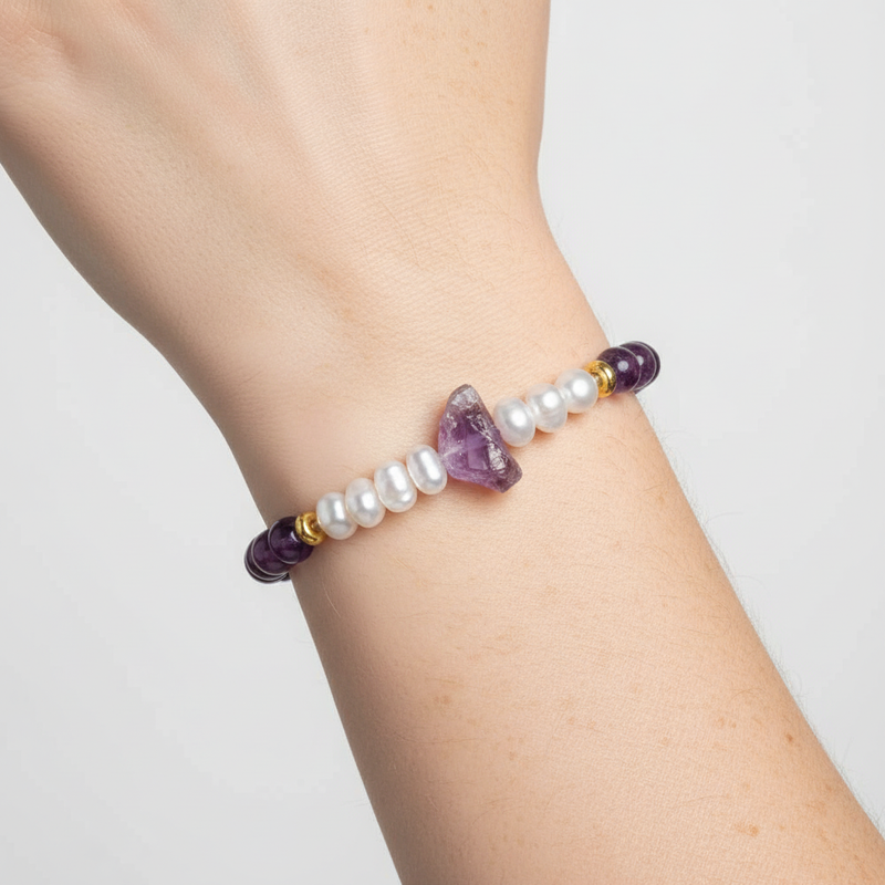 Kristallperlen-Armband - CrystalElegance