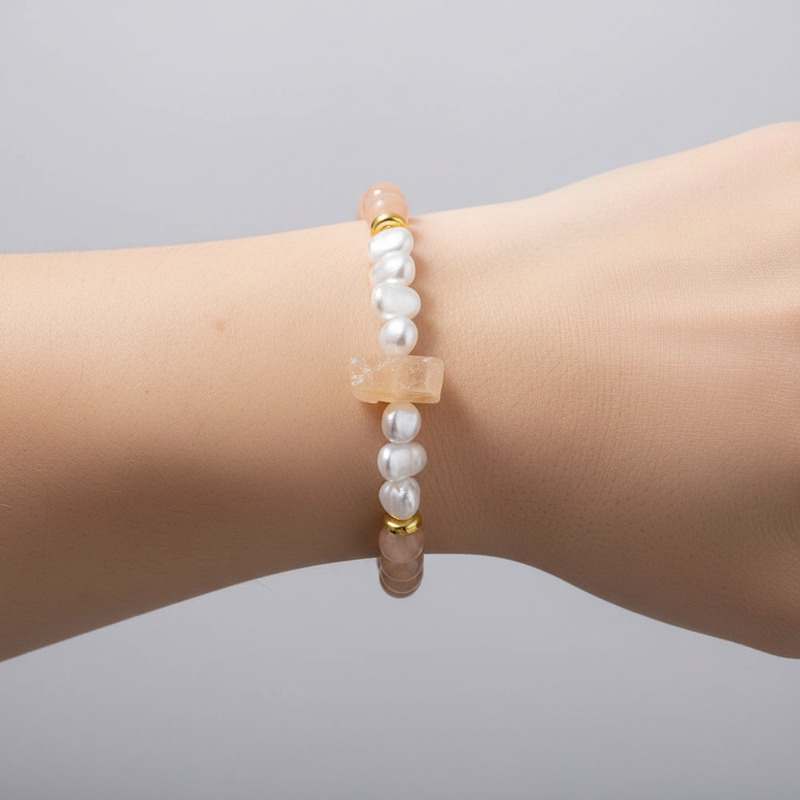 Kristallperlen-Armband - CrystalElegance