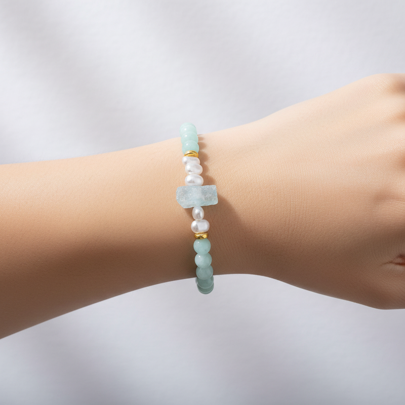 Kristallperlen-Armband - CrystalElegance