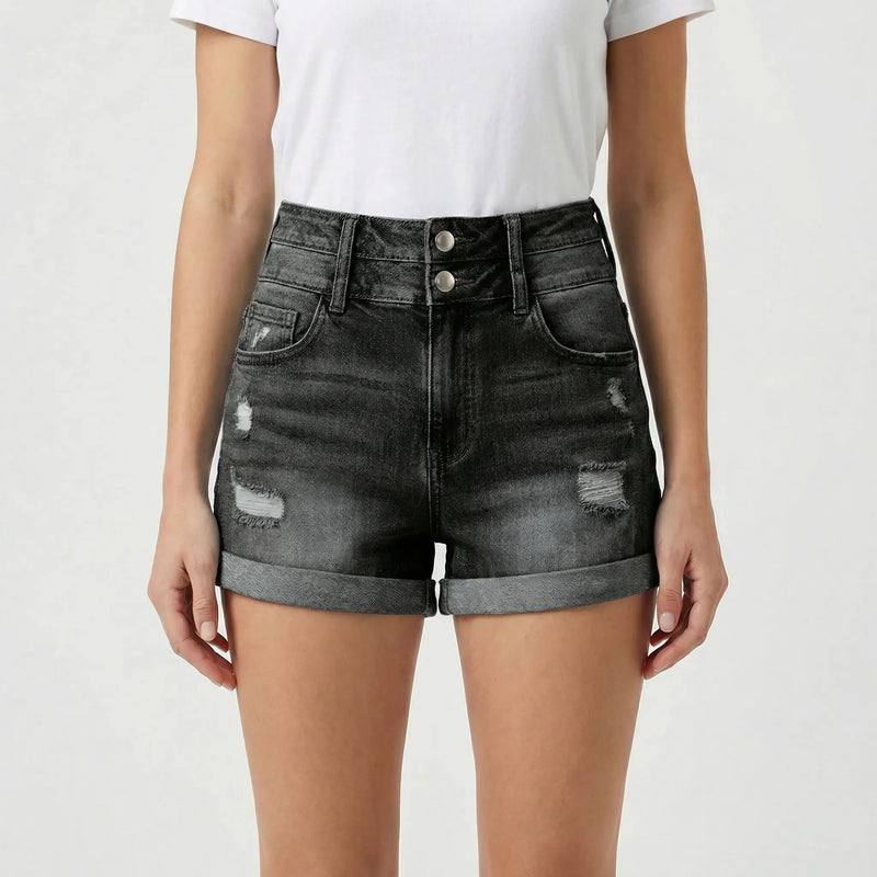 Kurz Geschnittene Damenshorts - Monique