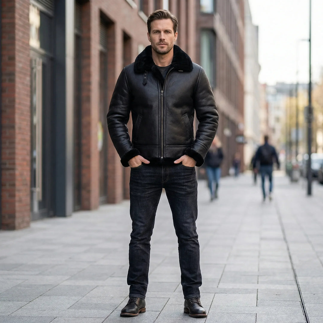 Kurz Geschnittener Herrenmantel - Clemens