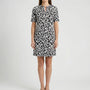 Kurzarm-Kleid Mit Grafischem Allover-Muster - Michele